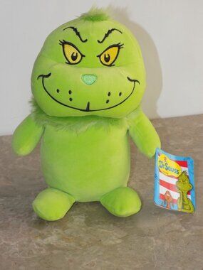 Dr. Seuss - 9.5 Squishy Grinch - Whimsical Stuffed Animal